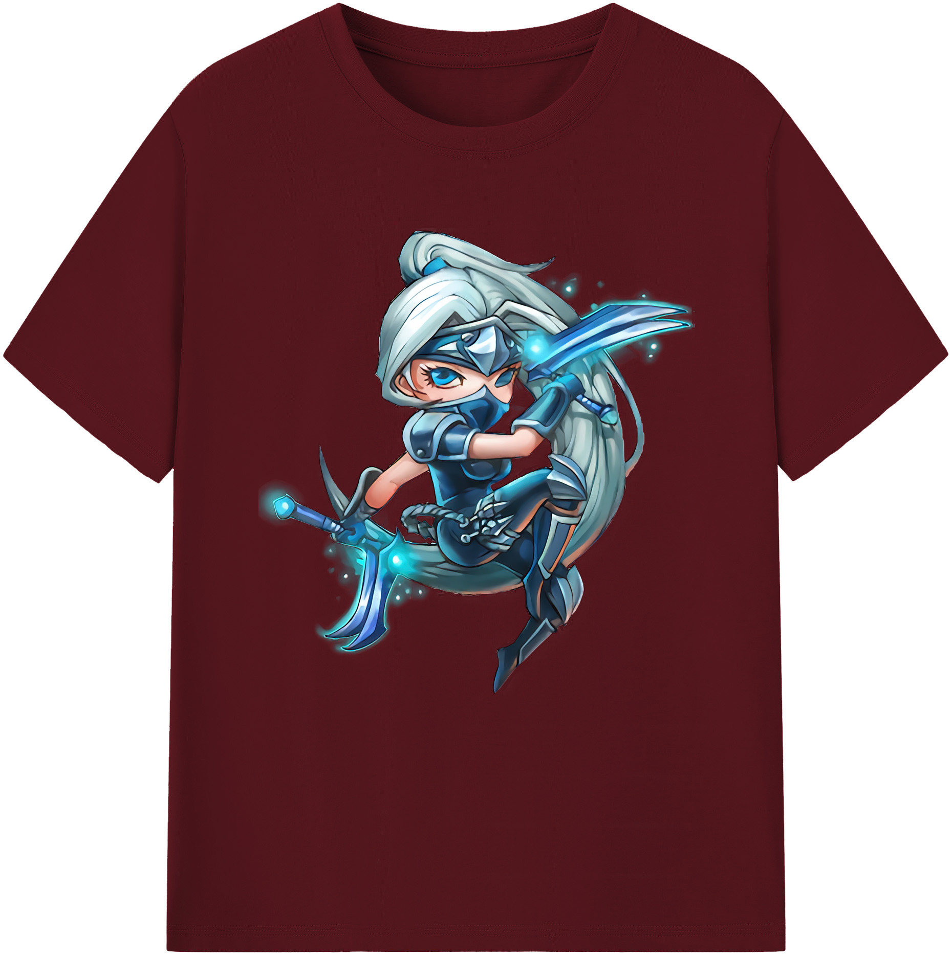 リーグ・オブ・レジェンド League of Legends LOL 綿100％半袖Tシャツ（フロントプリント）